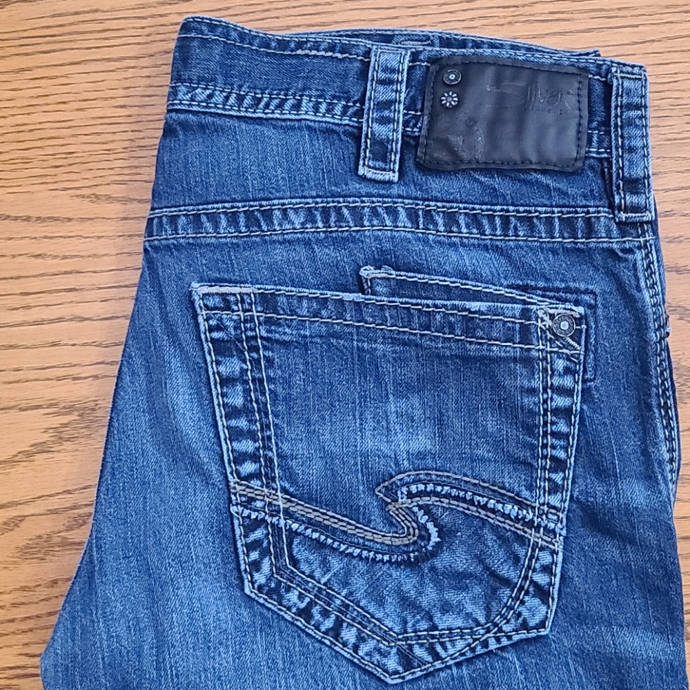 Men's silver brand jeans 36x34